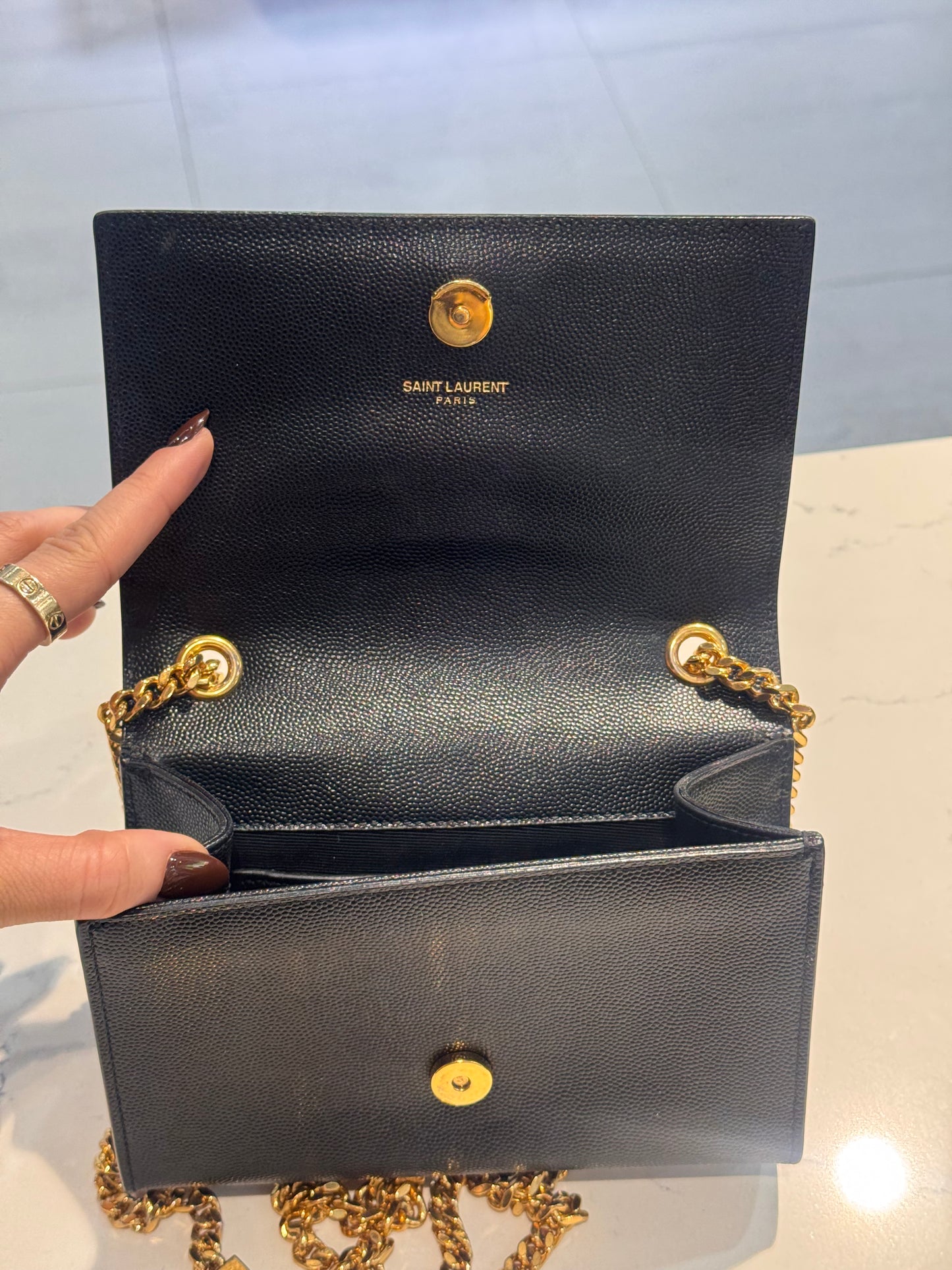 Saint Laurent Black Small Kate