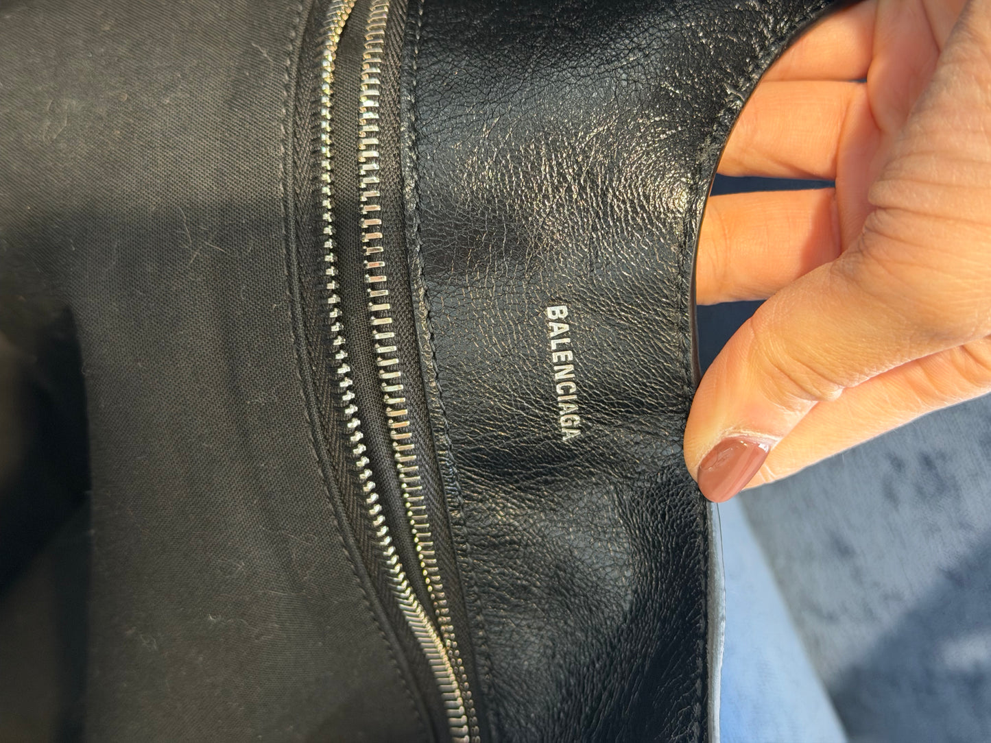 Pre-Owned Balenciaga Large Cagole Carry All Bag Black