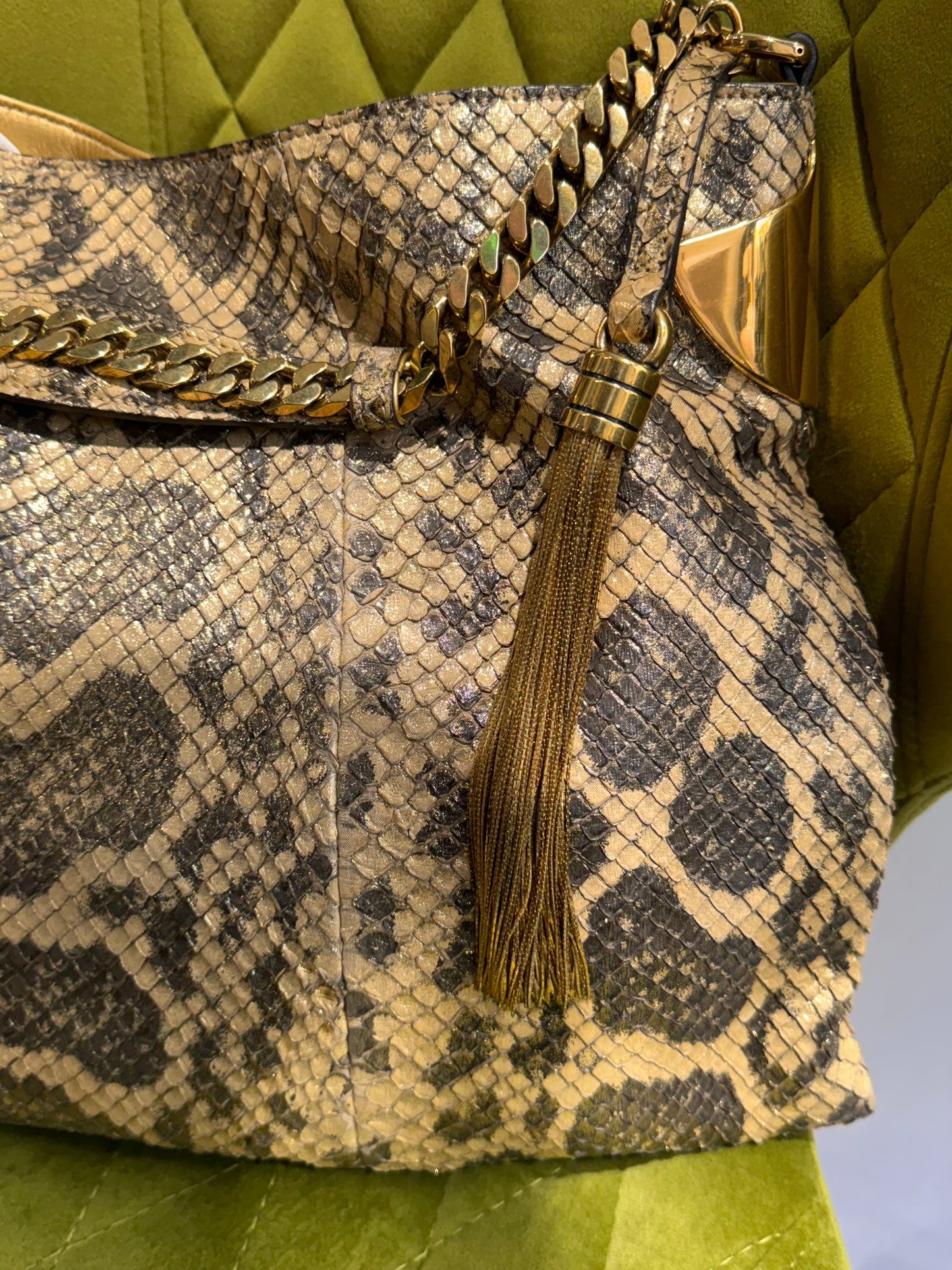 Gucci 1970 Python Medium Bag