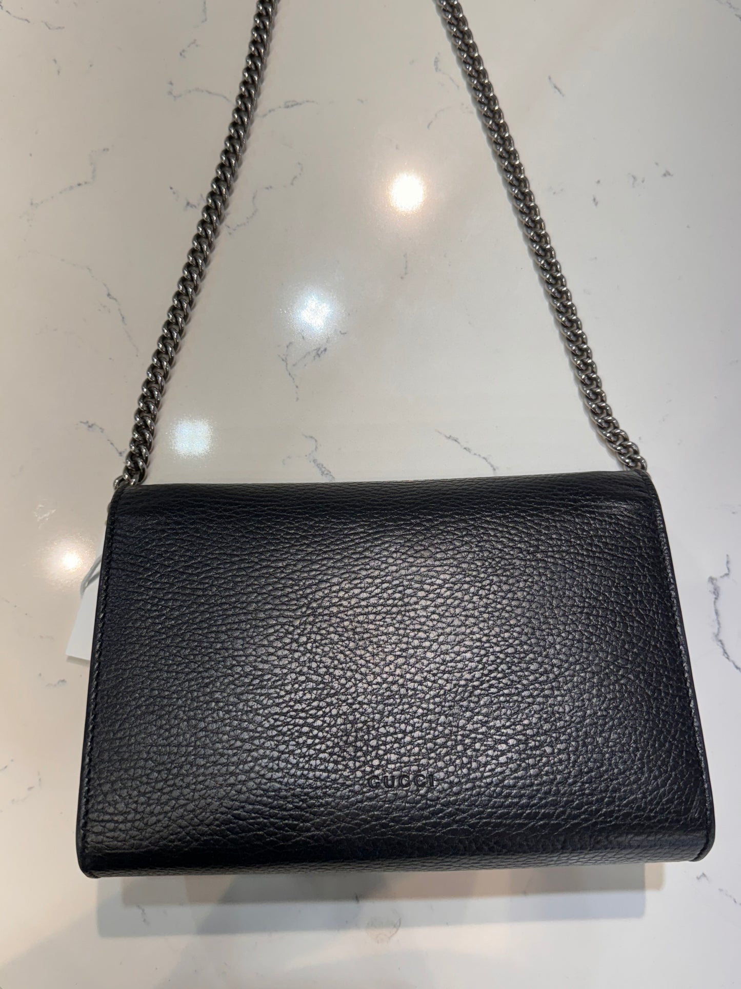 Gucci Dionysus Black Wallet On Chain