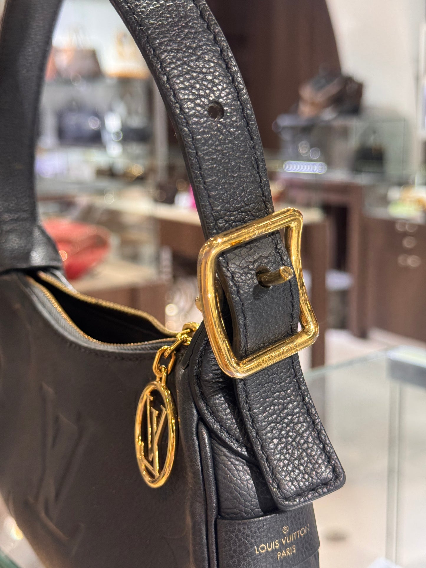 Louis Vuitton Black Empreinte Mini Moon