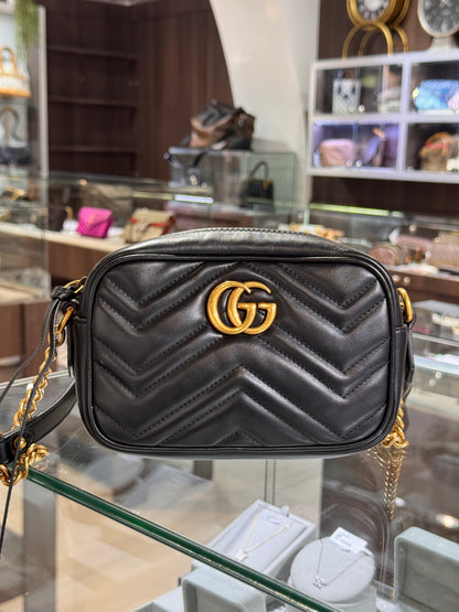 Gucci Black Mini Marmont Crossbody