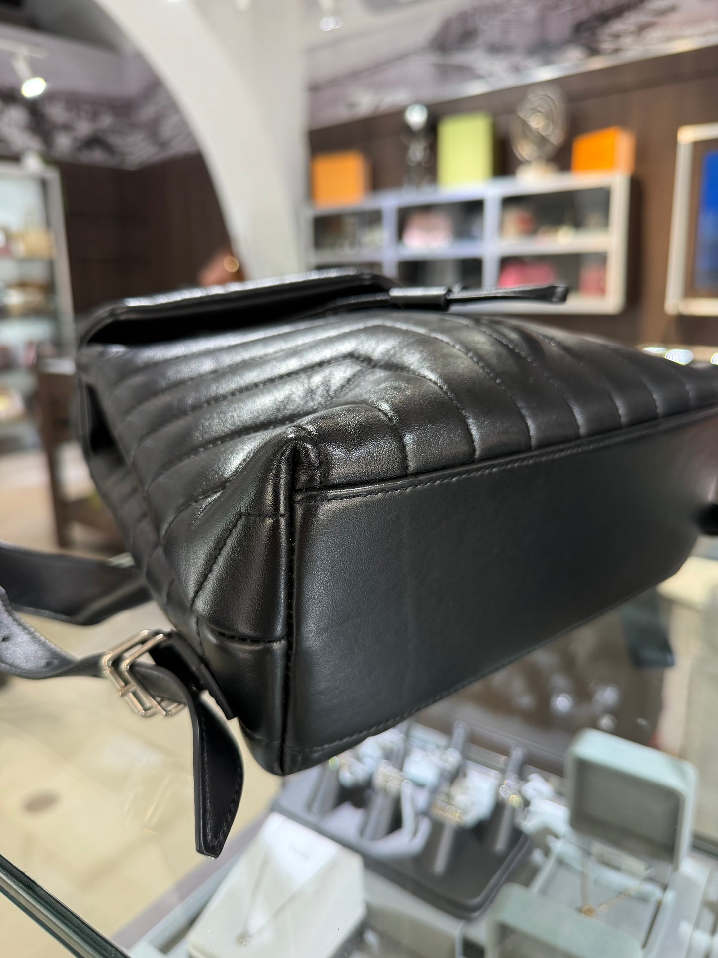 Pre-Owned YSL Small Loulou Backpack