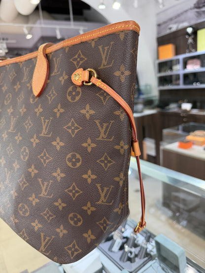 Pre-Owned LV Monogram Neverfull MM Pivoine Pink