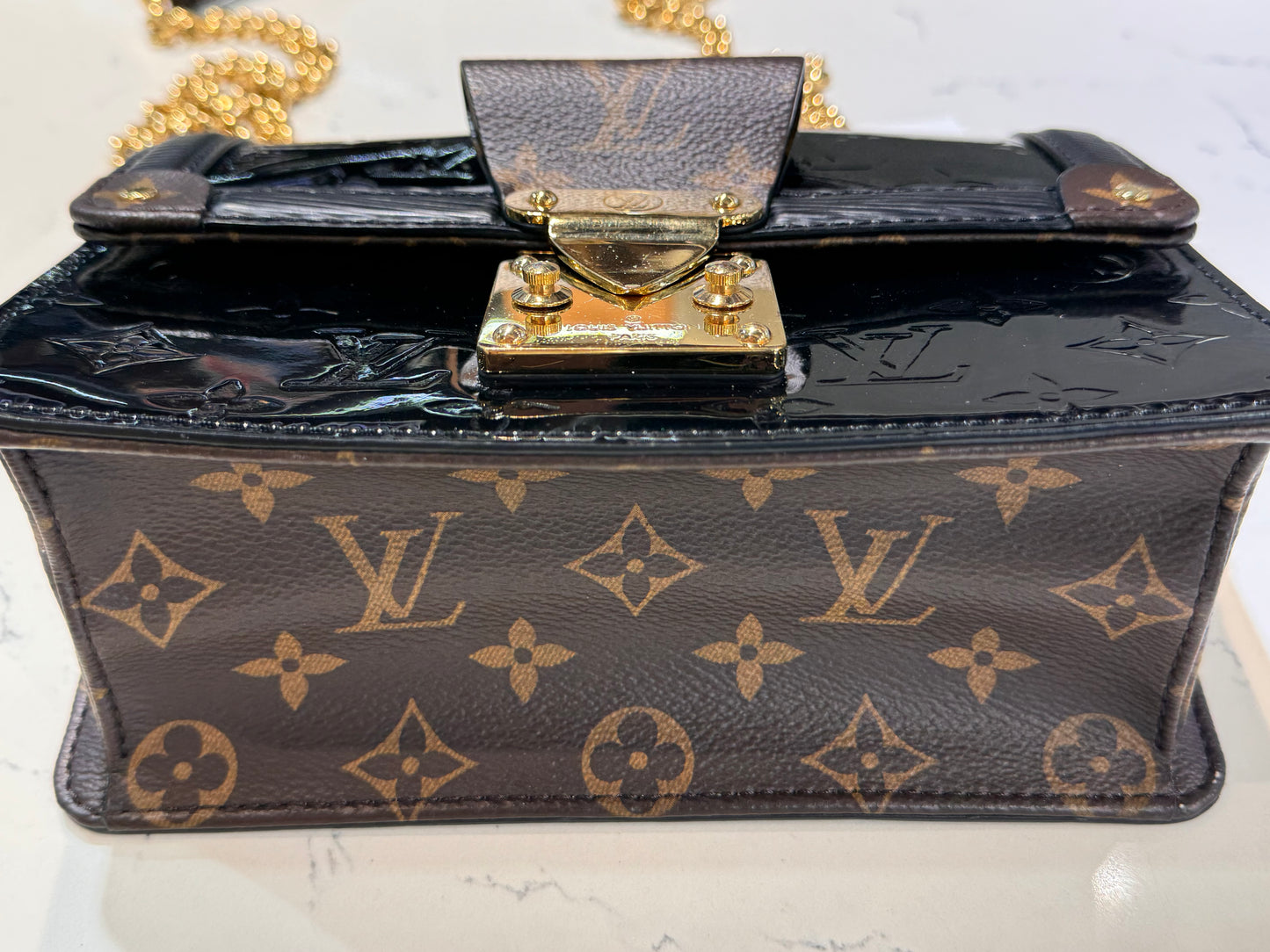 Louis Vuitton Vernis Epi Monogram Wynwood Black