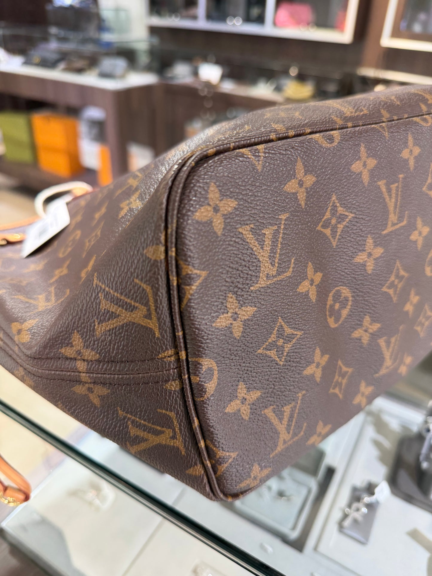 Pre-Owned LV Monogram Neverfull MM Pivoine Pink