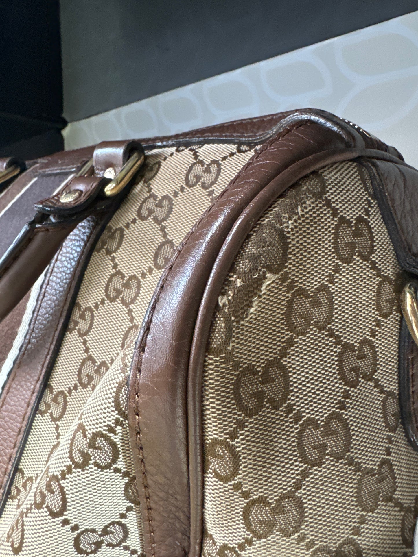 Gucci GG Canvas Boston Bag