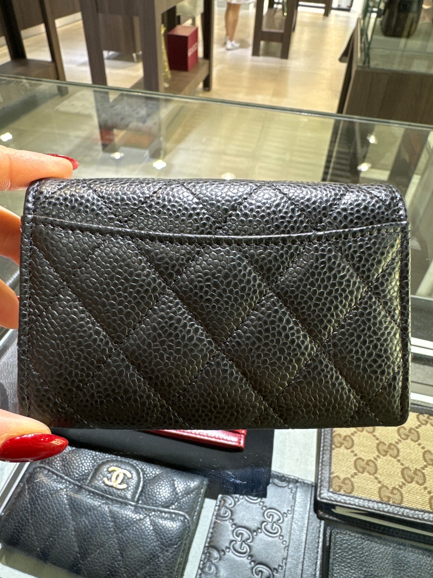 Chanel classic flap card holder