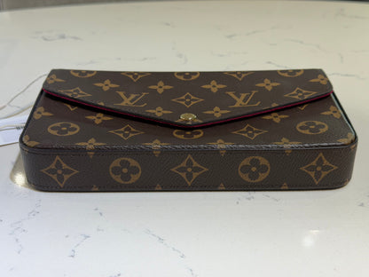 Pre-Owned LV Monogram Pochette Félicie Chain Wallet