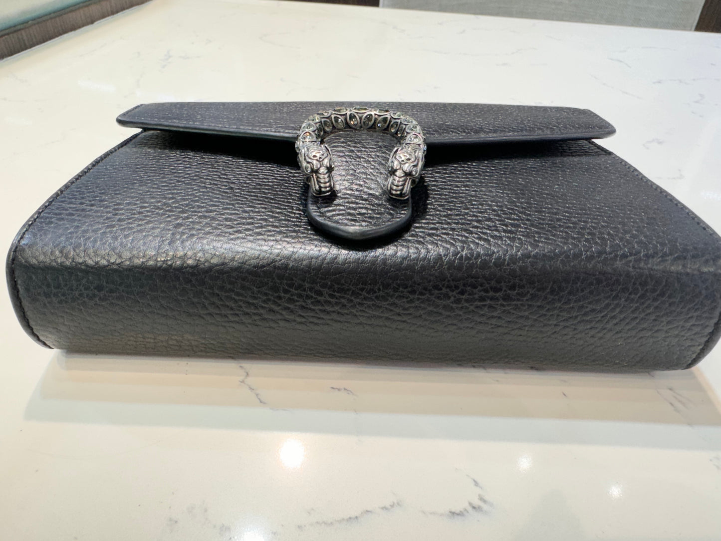 Gucci Dionysus Black Wallet On Chain