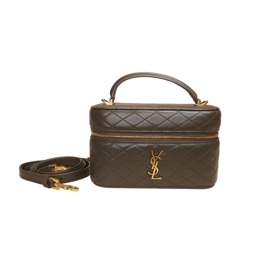Pre-Owned YSL Gaby Vanity Green Light Musk Crossbody Bag