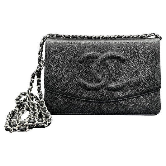 Vintage Chanel Caviar Timeless CC WOC