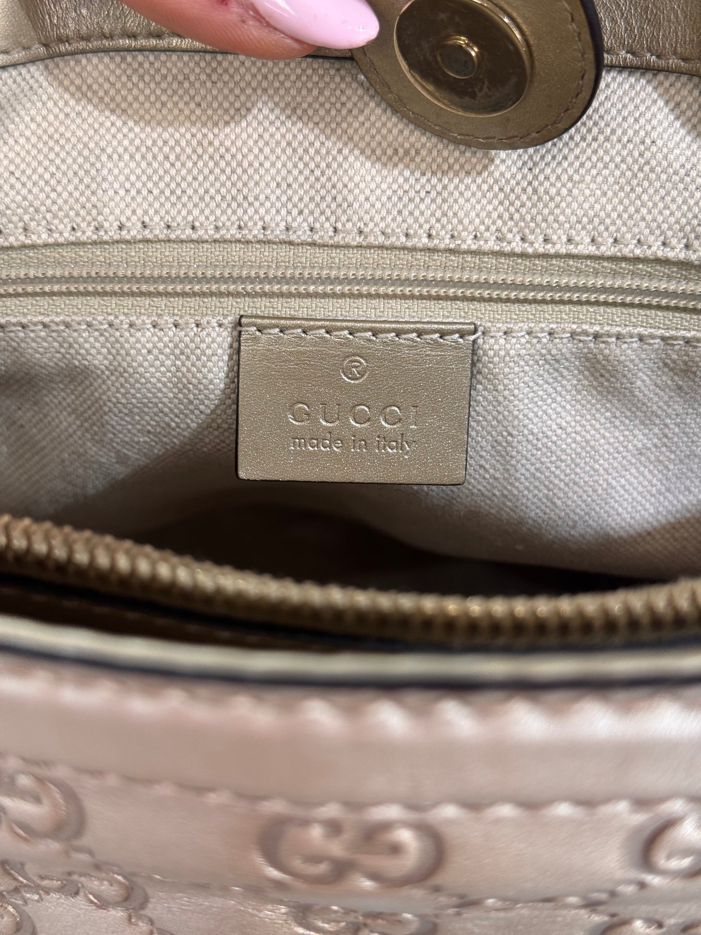 Gucci Guccissima Sukey Tote Bag