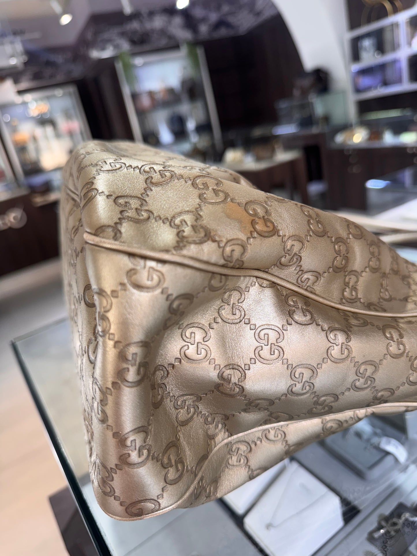 Gucci Guccissima Sukey Tote Bag