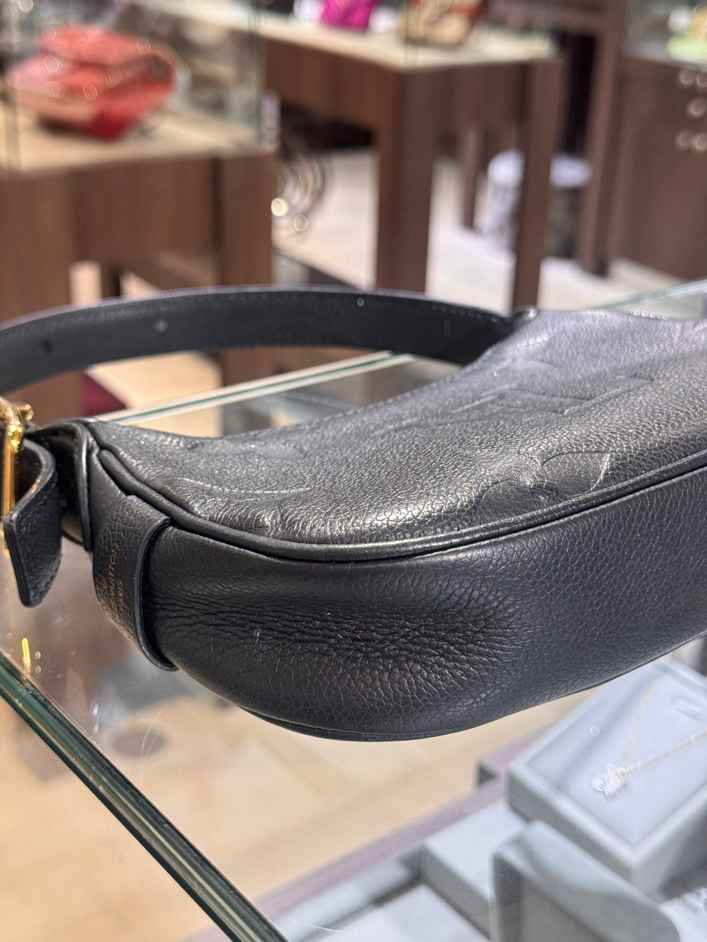 Louis Vuitton Black Empreinte Mini Moon