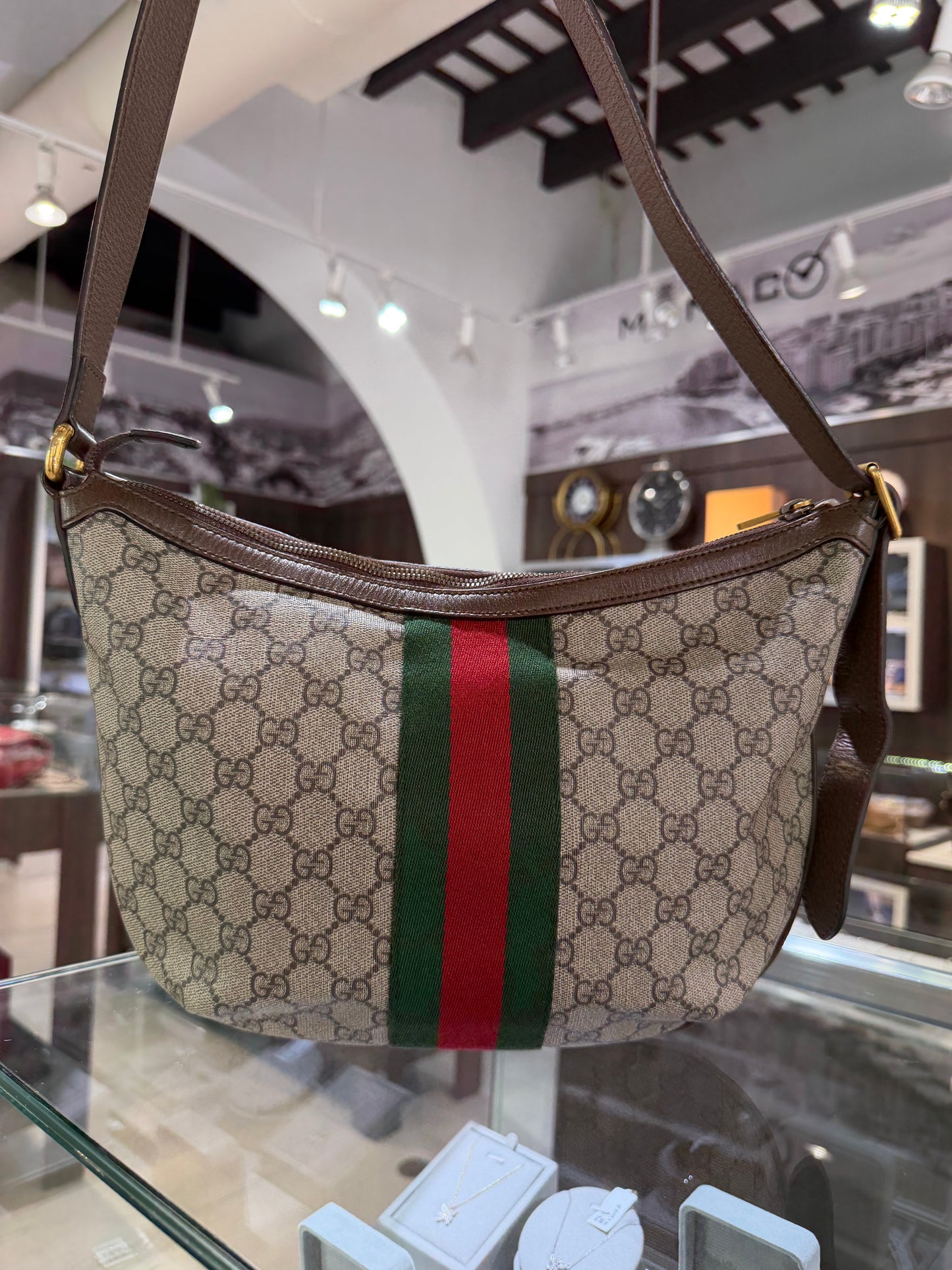 Gucci GG Supreme Web Ophidia Crossbody