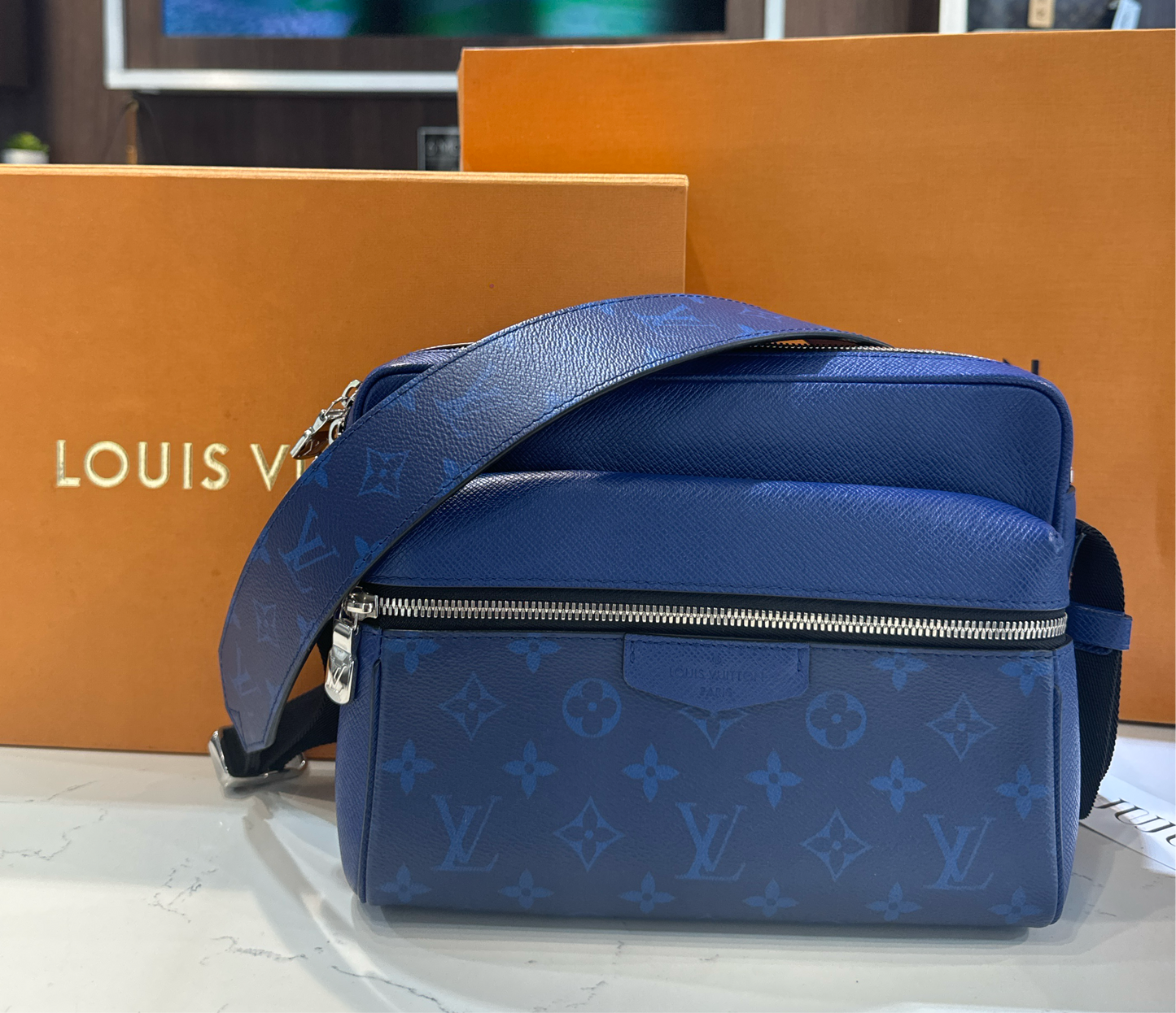 Louis Vuitton Messenger Cobalt