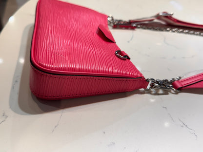 Louis Vuitton Pink Epi Easy Pouch On Strap