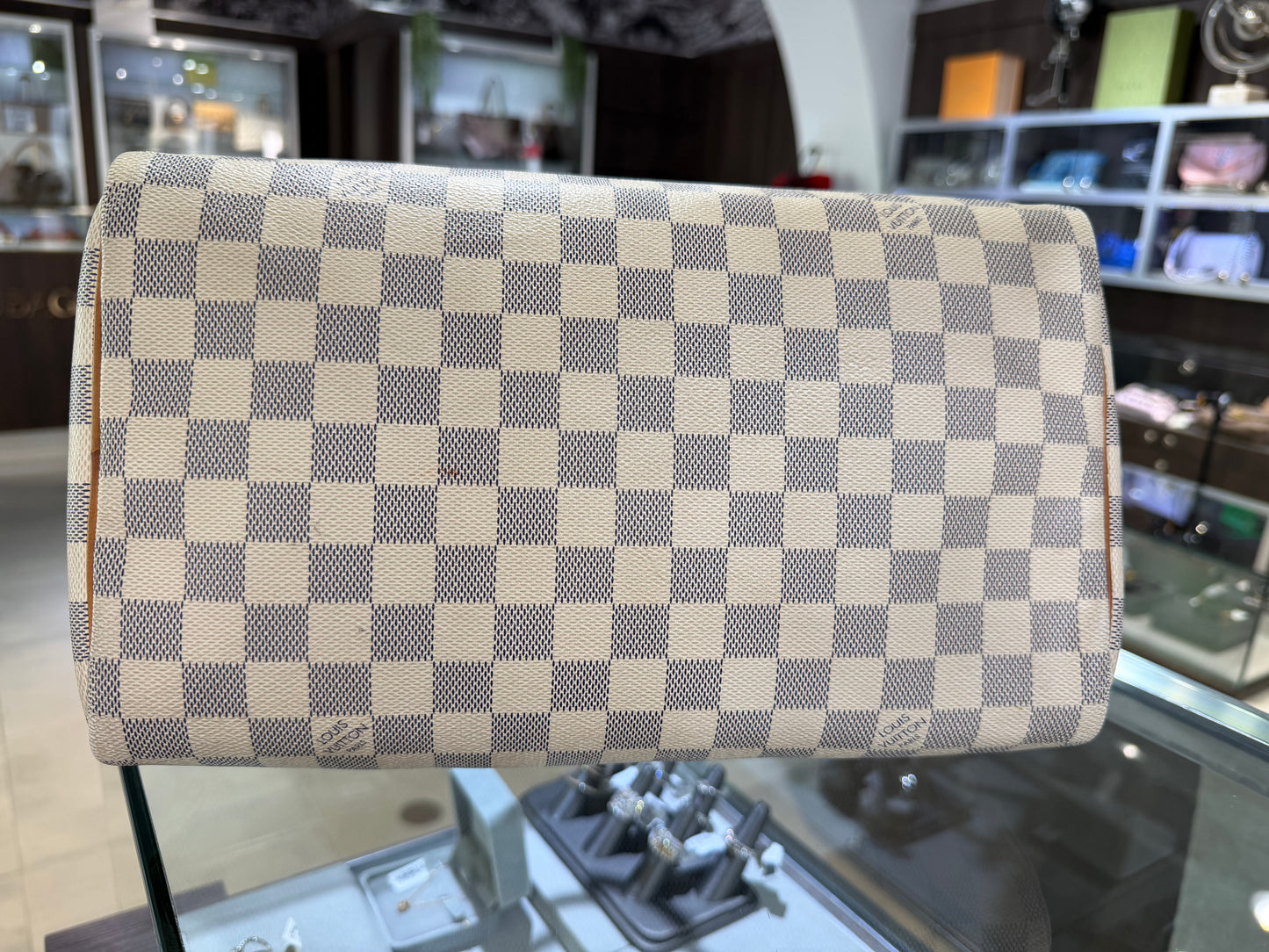 Pre-Owned LV Azur Damier Speedy 30