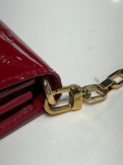 Pre-Owned LV Pomme D'Amour Monogram Vernis Chaine Wallet
