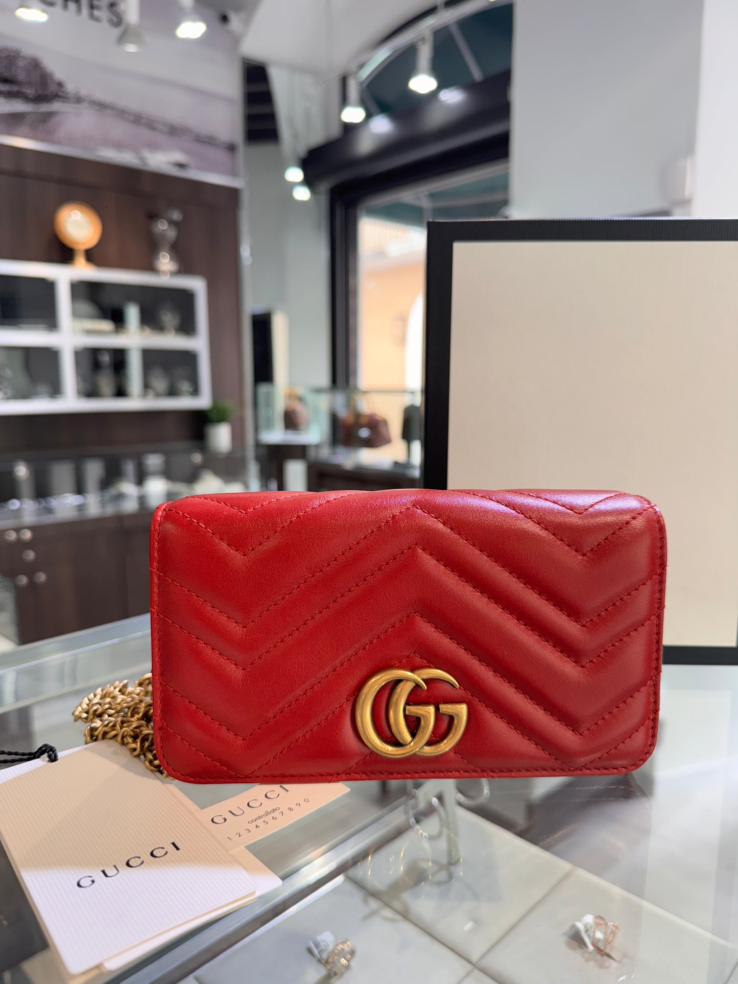 Gucci GG Mini Marmont Red