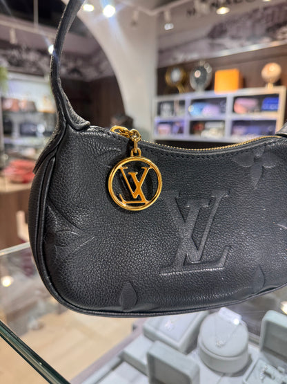 Louis Vuitton Black Empreinte Mini Moon