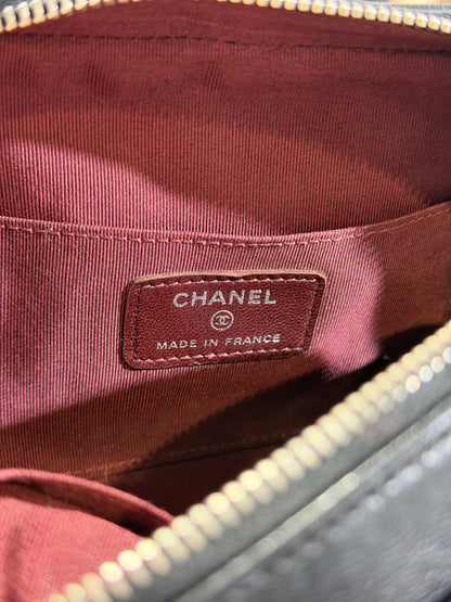 Chanel Black Lambskin Pouch
