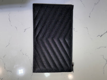 Saint Laurent Black Zip Pouch