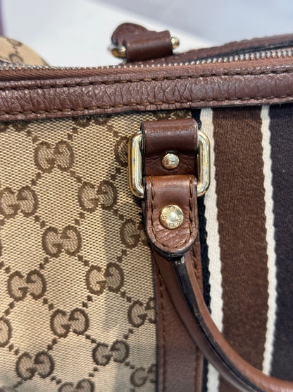 Gucci GG Canvas Boston Bag