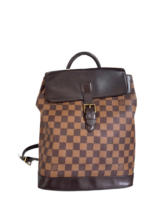 Vintage Louis Vuitton Damier Ebene Soho Backpack