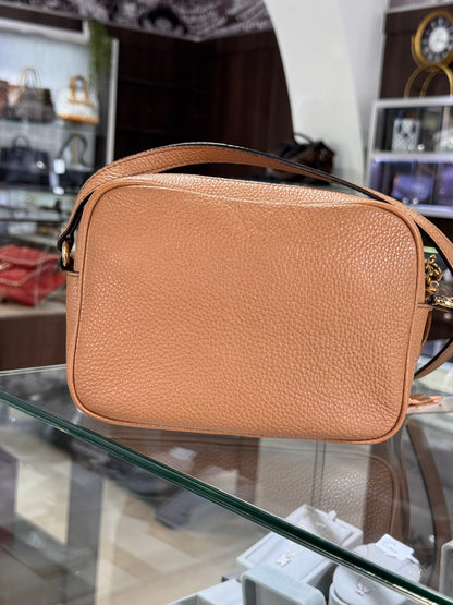 Gucci Small Soho Crossbody Camelia Bag