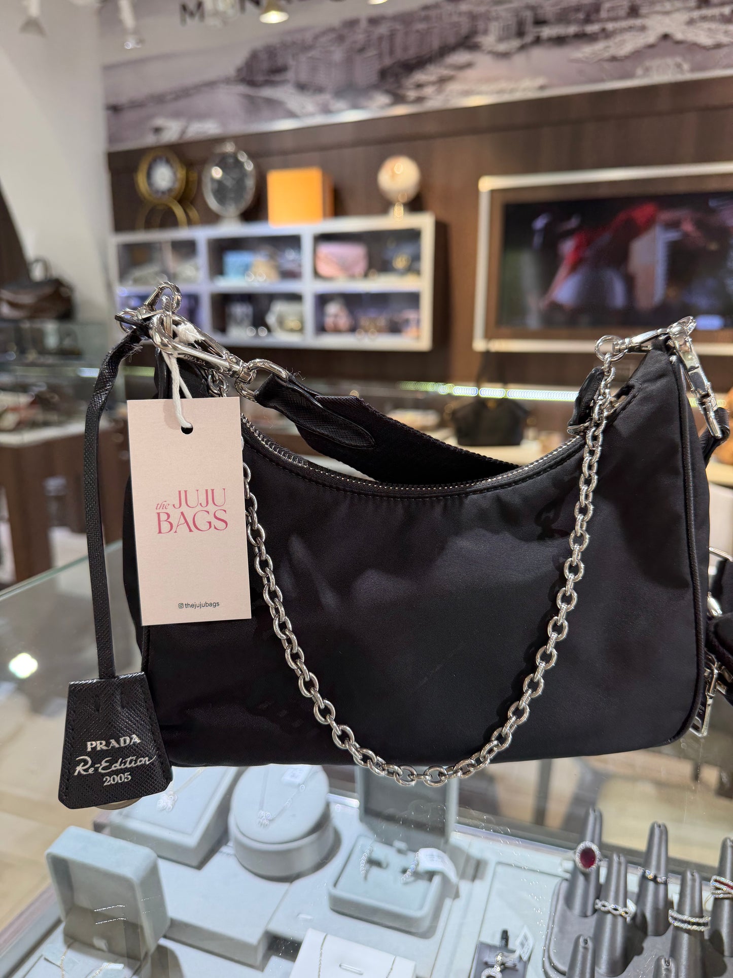 Prada Black Nylon Re-Edition 2005