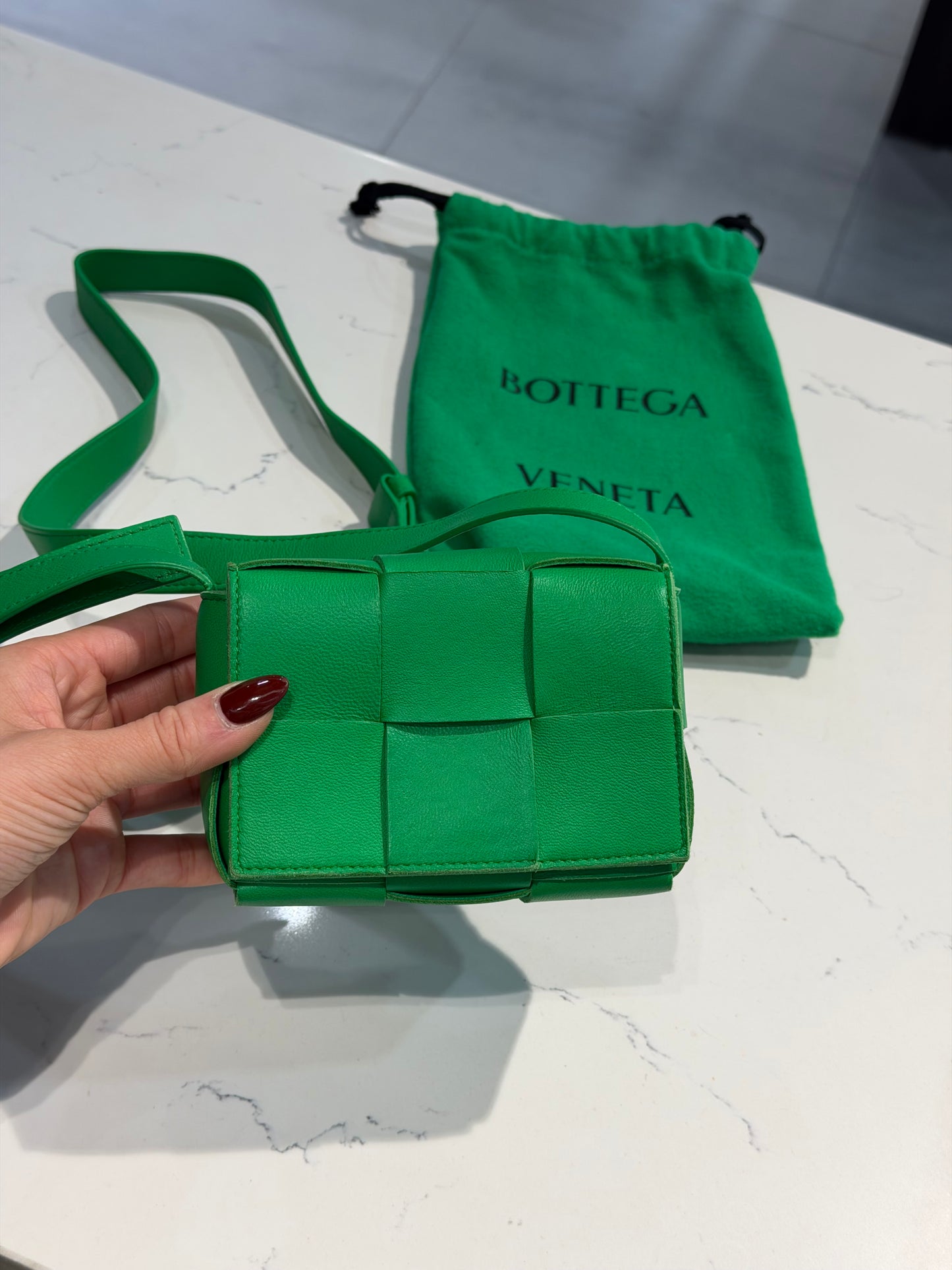 Bottega Veneta Gree Mini Cassette