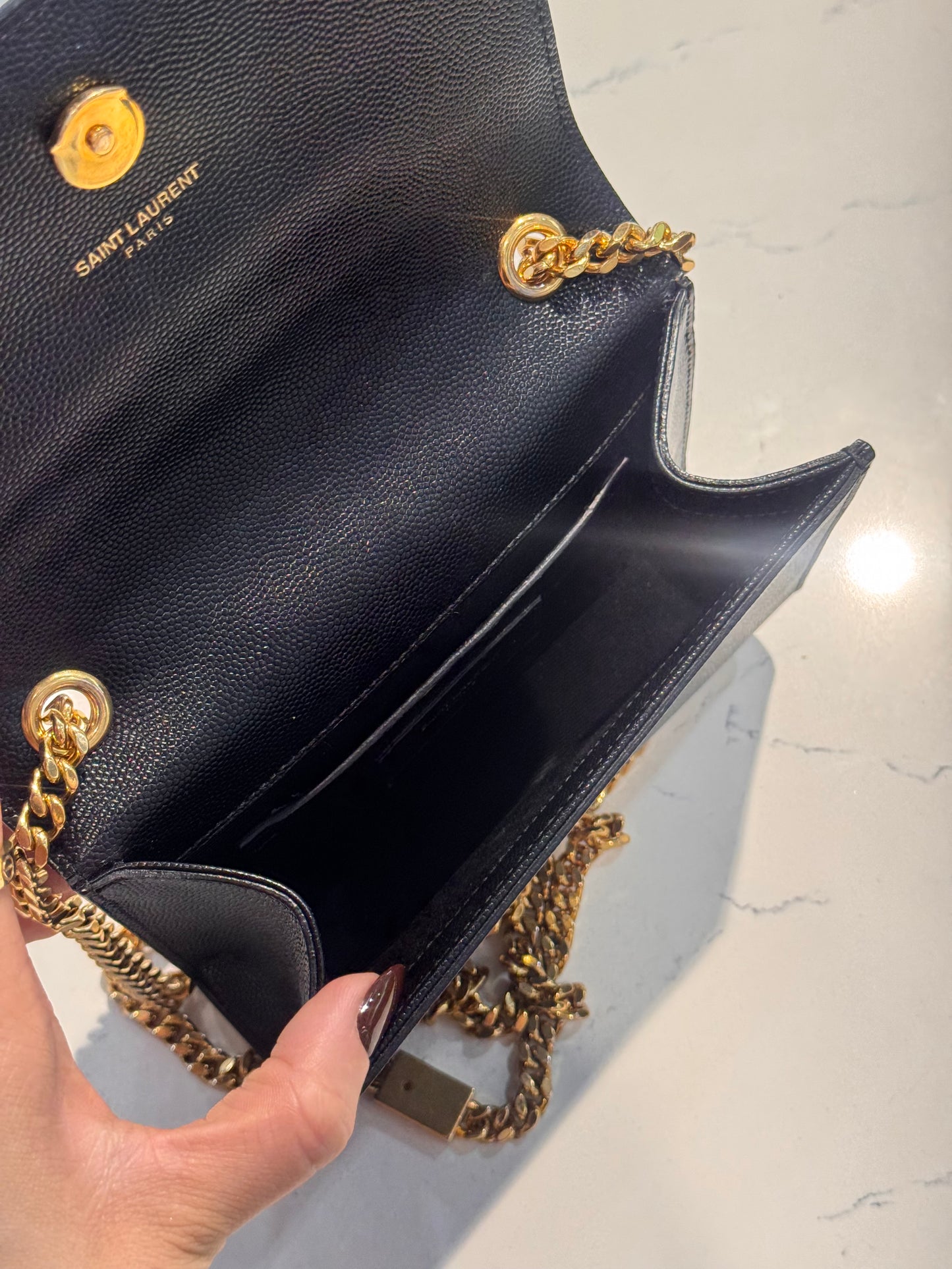 Saint Laurent Black Small Kate
