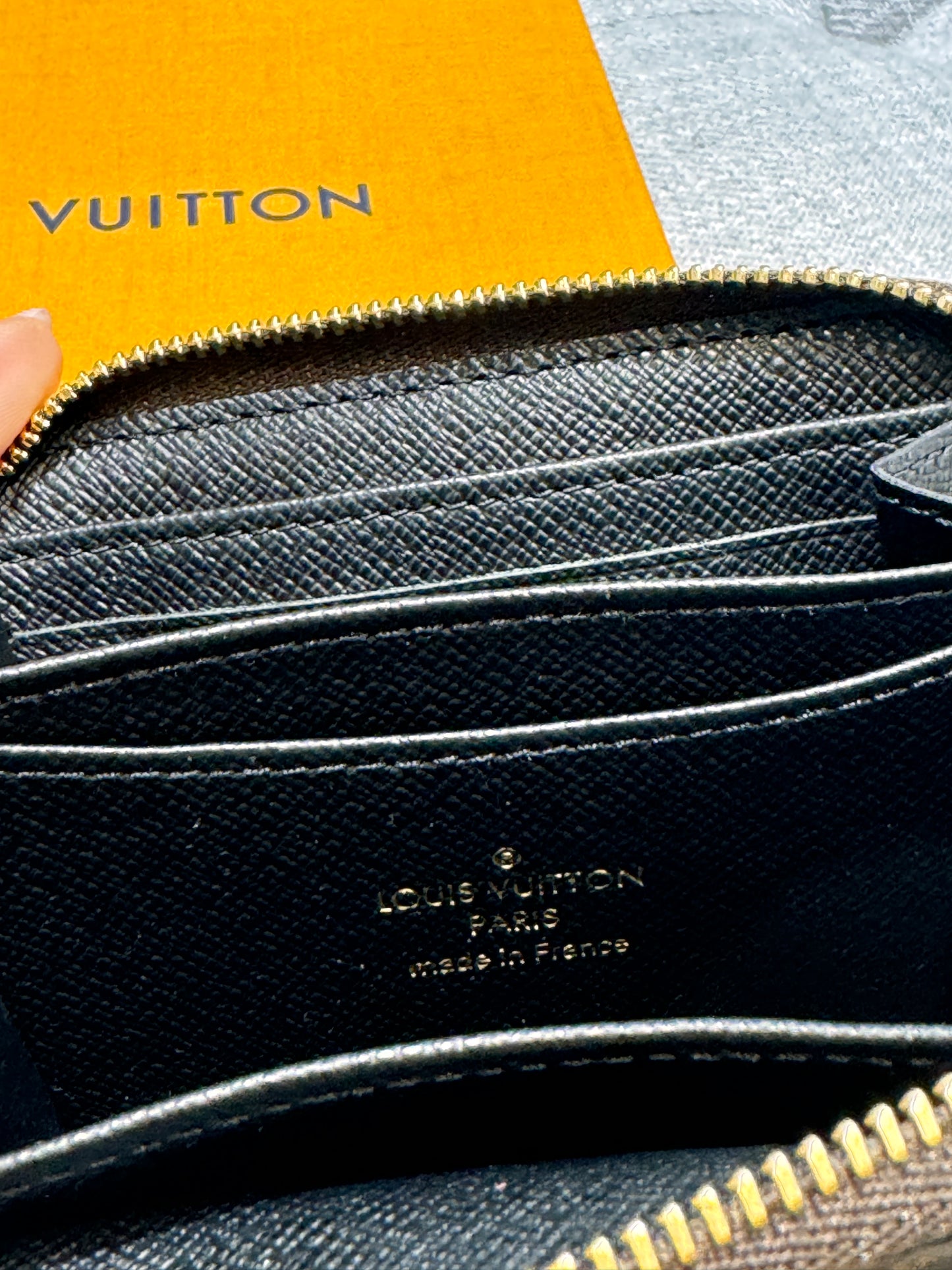 Louis Vuitton Giant Reverse Monogram Zippy Small Wallet