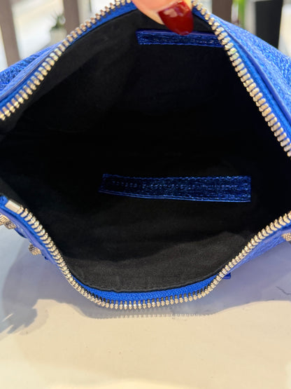 Balenciaga Le Cagole XS Blue Metallic