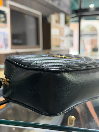 Pre-Owned YSL Lou Black Belt Bag