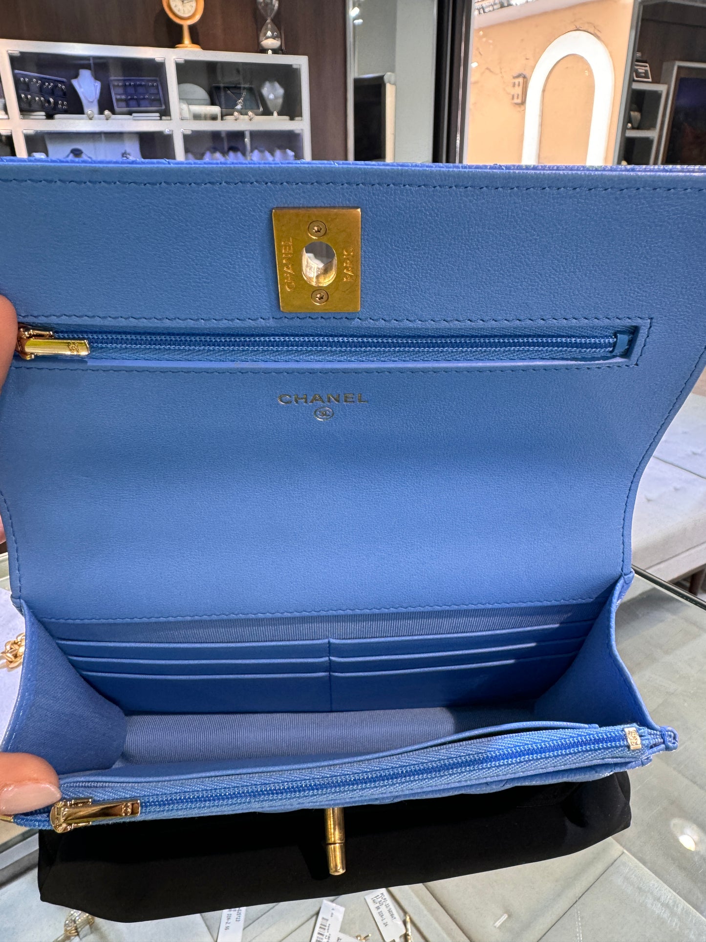 Chanel Blue Caviar WOC