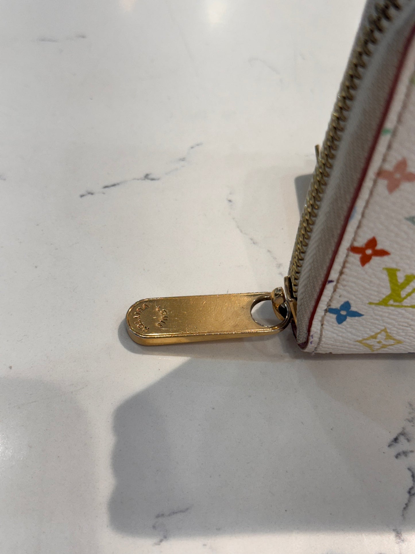 Pre-owned Louis Vuitton Monogram Multicolor Zippy Wallet