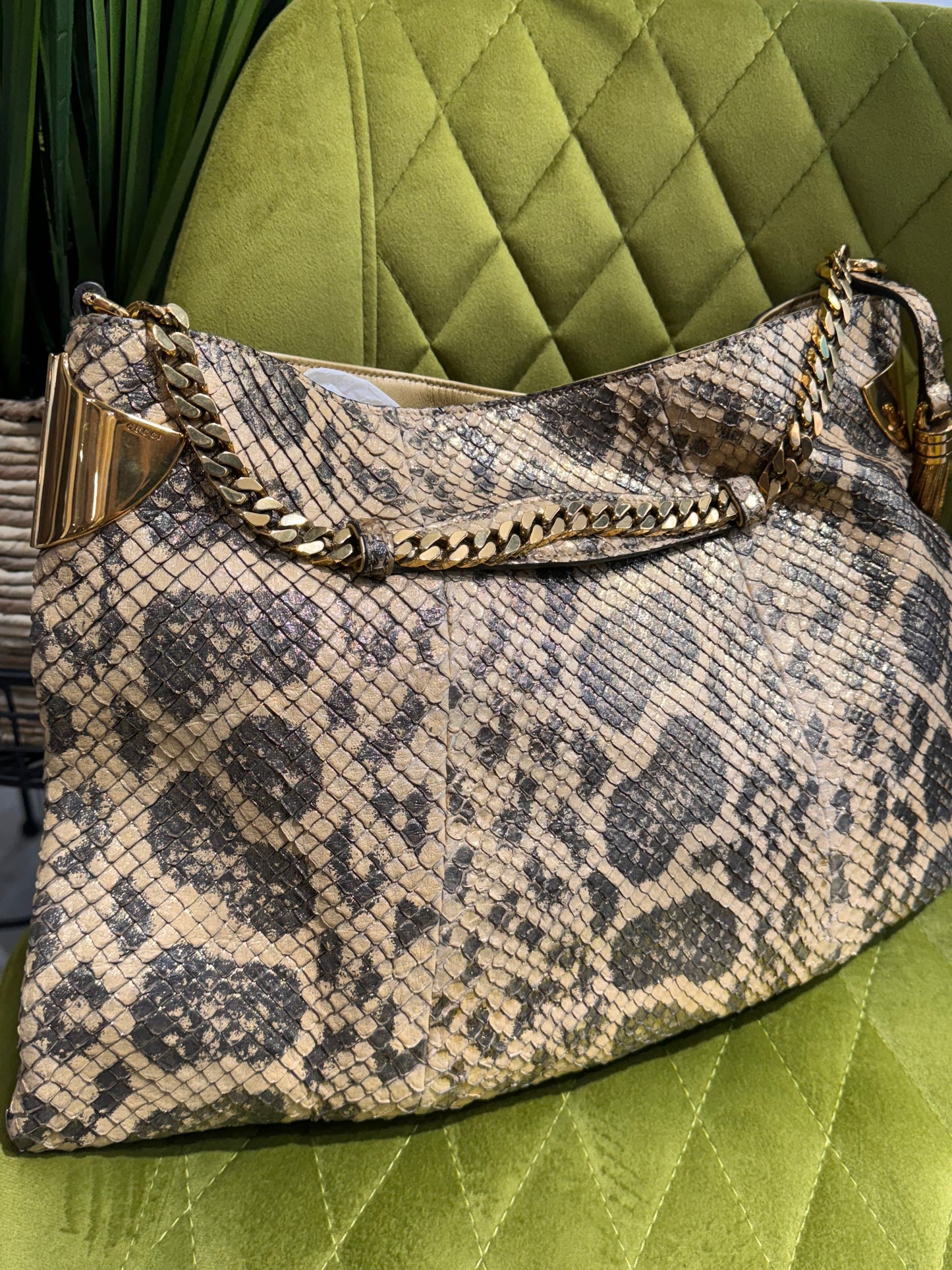 Gucci 1970 Python Medium Bag