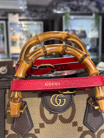Gucci Jumbo GG Mini Diana Bamboo