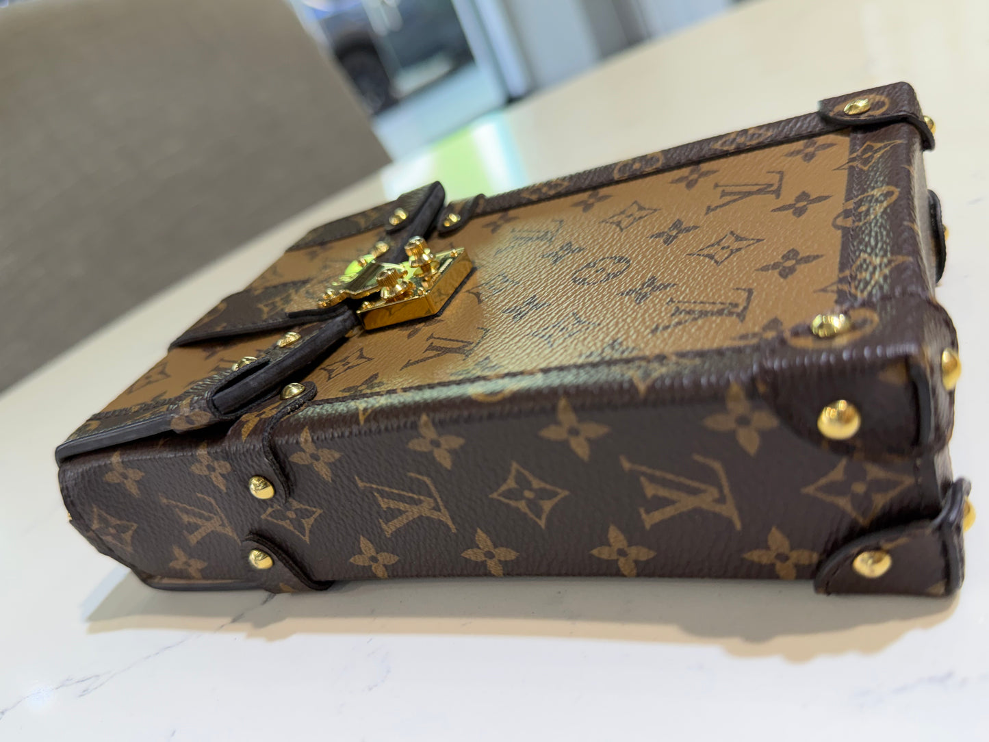 Pre-Owned LV Reverse Monogram Vertical Trunk