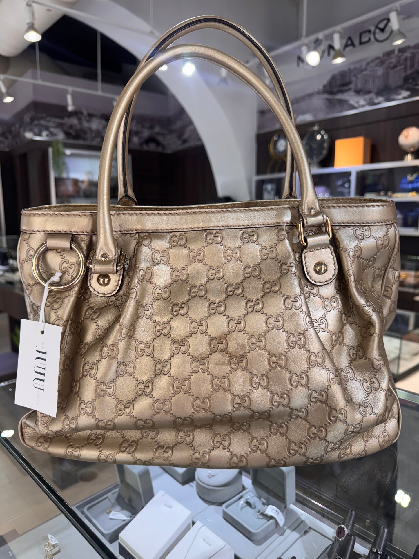 Gucci Guccissima Sukey Tote Bag