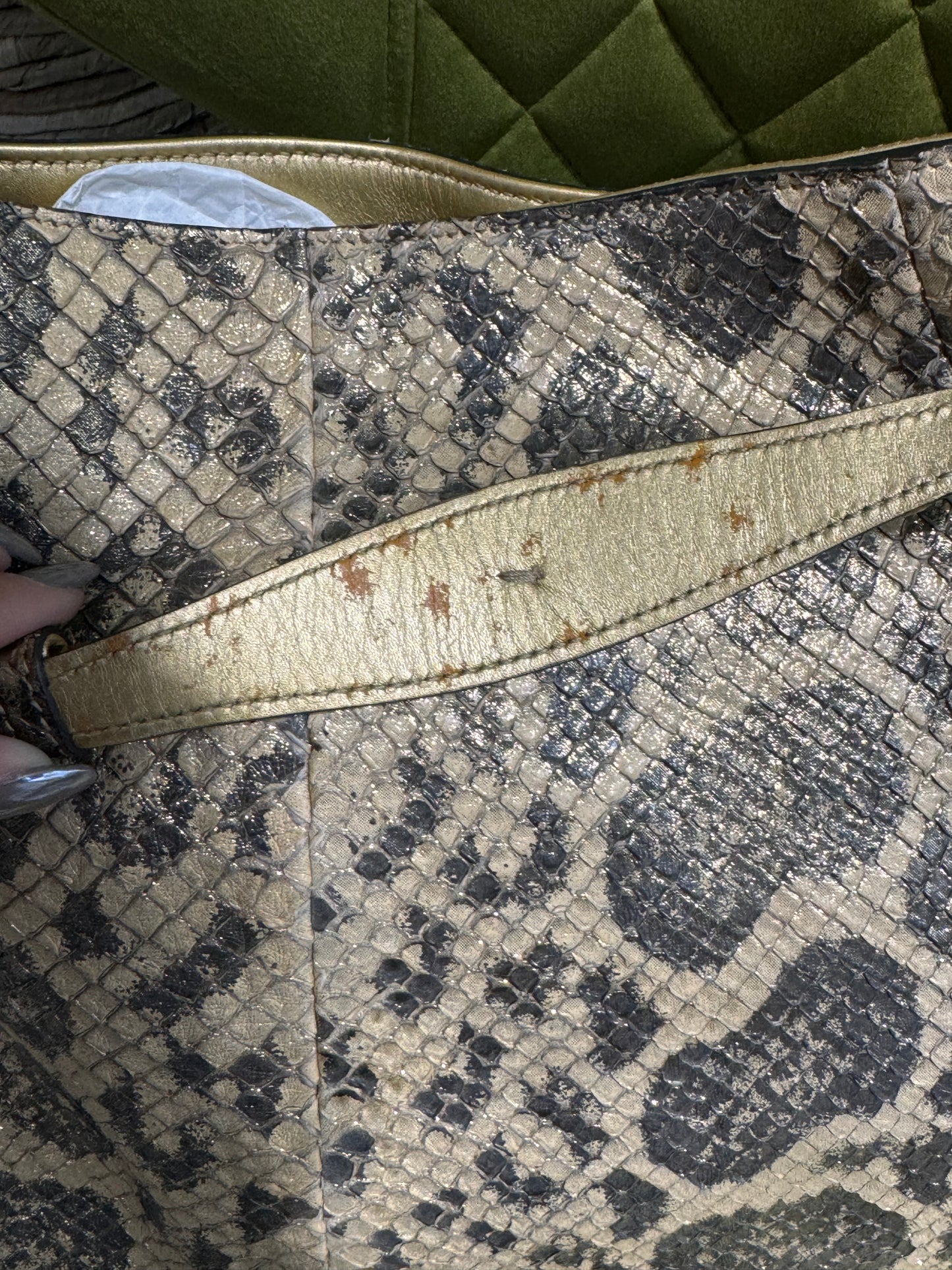 Gucci 1970 Python Medium Bag