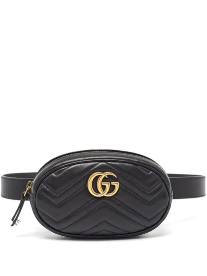 Gucci Black Marmont Belt Bag