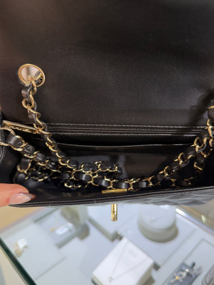 Chanel Mini Rectangular Black Lambskin