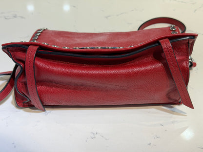 Pre-Owned Red Etiquette Messenger Bag