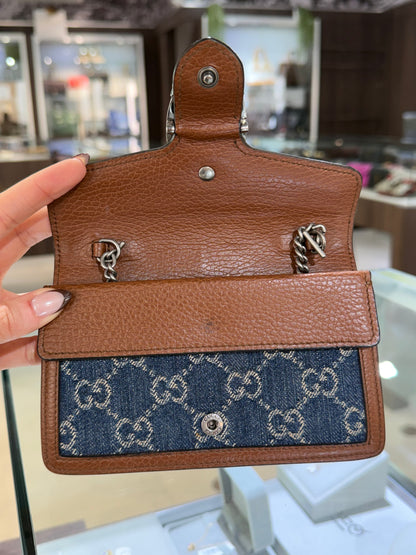 Gucci Denim Super Mini Dionysus