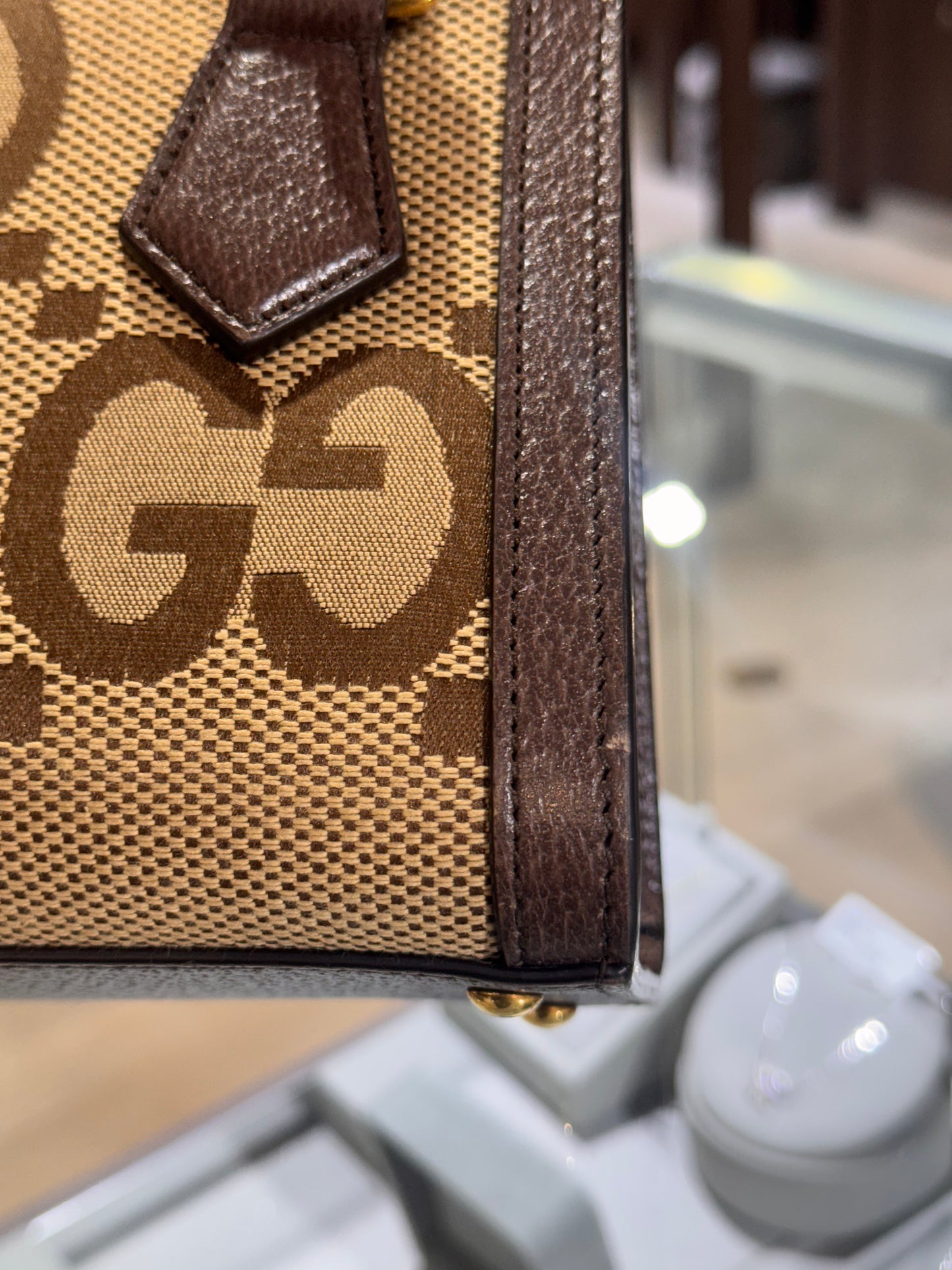 Gucci Jumbo GG Mini Diana Bamboo