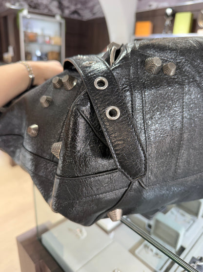 Pre-Owned Balenciaga Large Cagole Carry All Bag Black